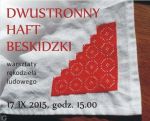 Dwustronny haft beskidzki